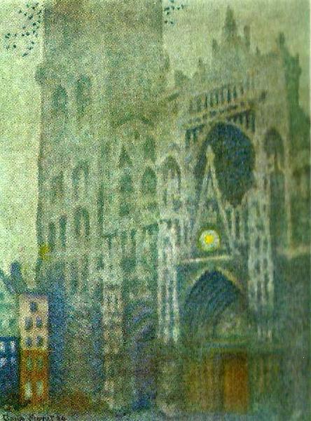 Claude Monet katedralen i rouen oil painting picture